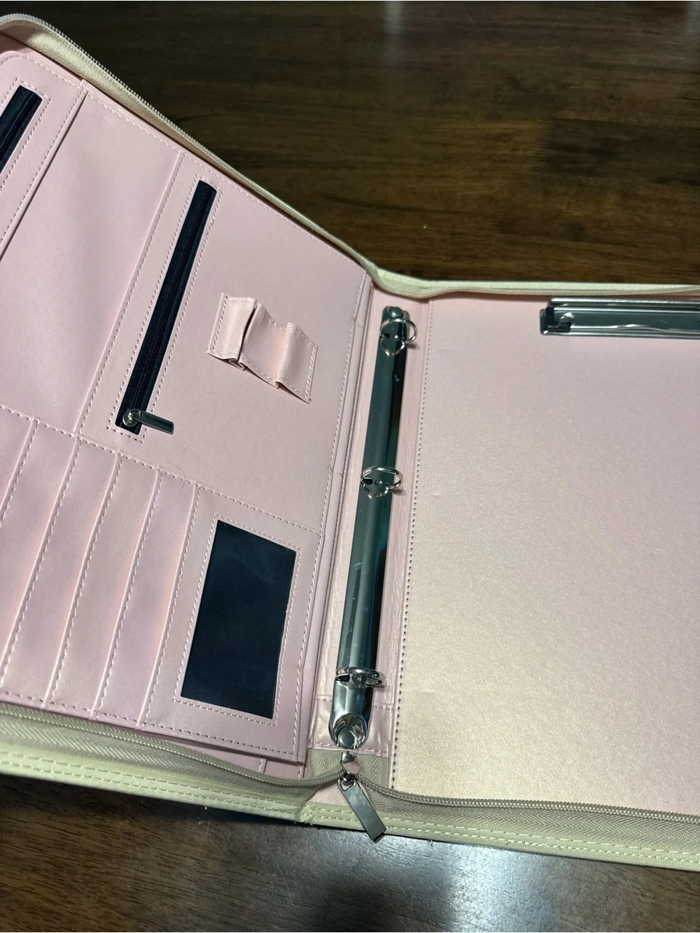 Rose Gold Pad Folio Binder - Unbranded